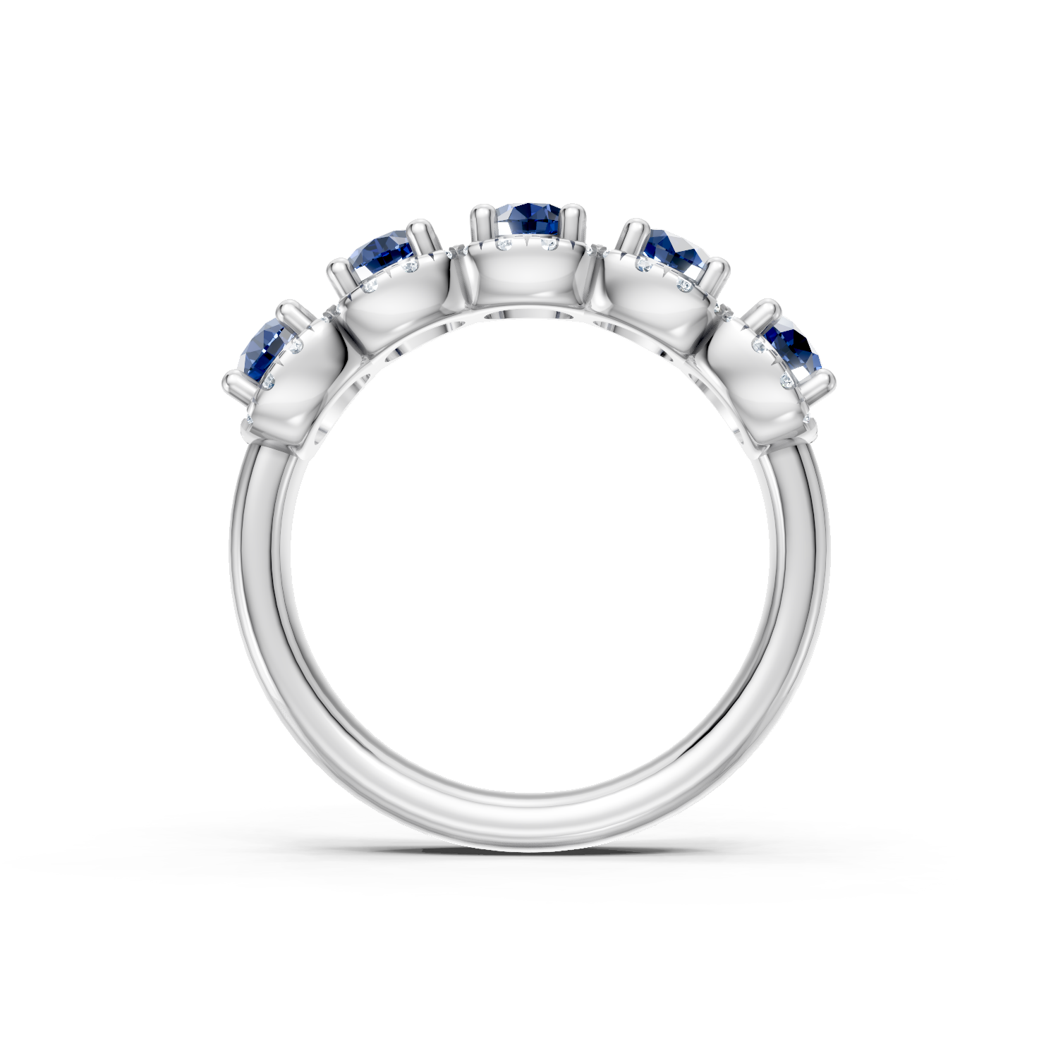 Sapphire & Diamond Band