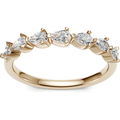 Pear Diamond Band