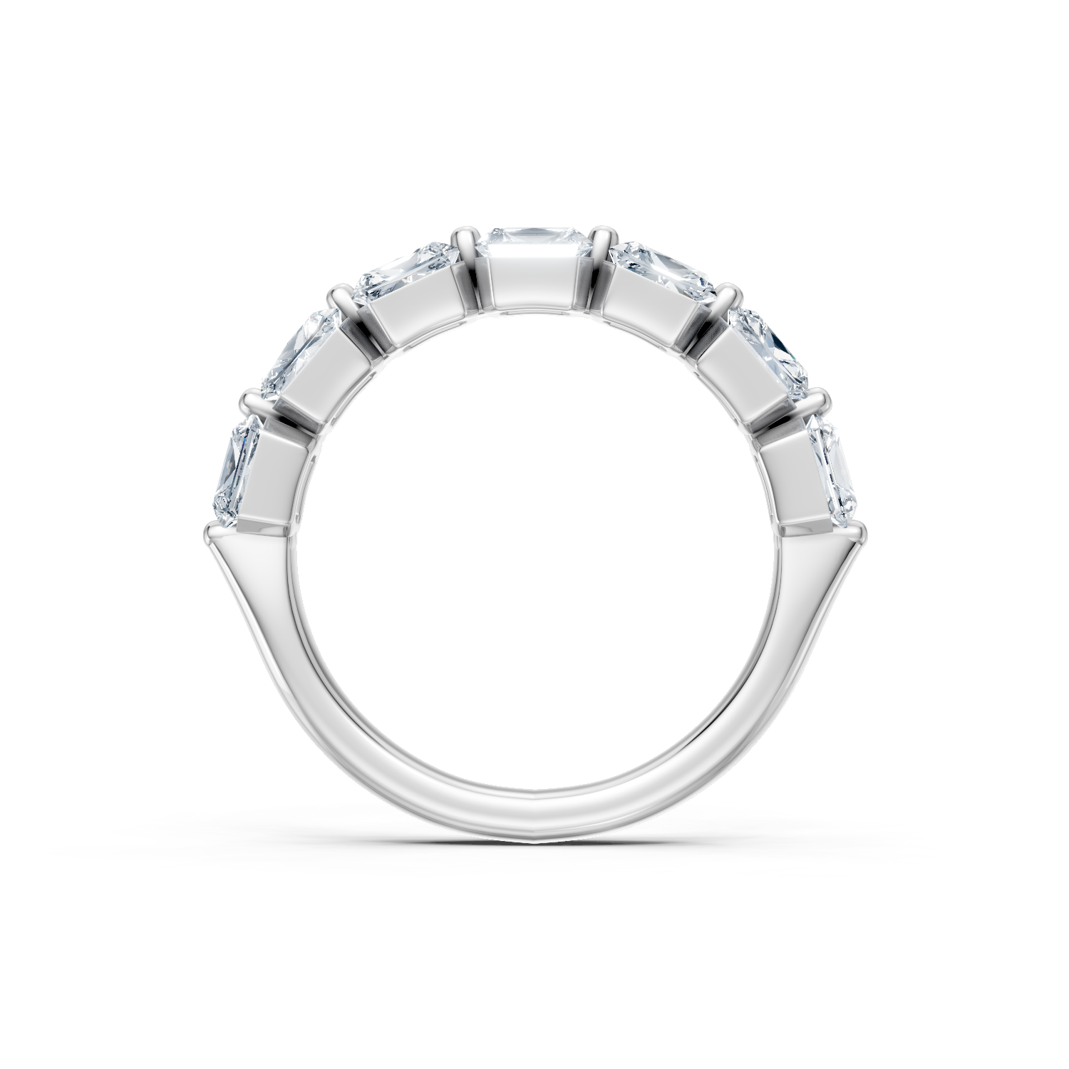 Single Prong Diamond Band