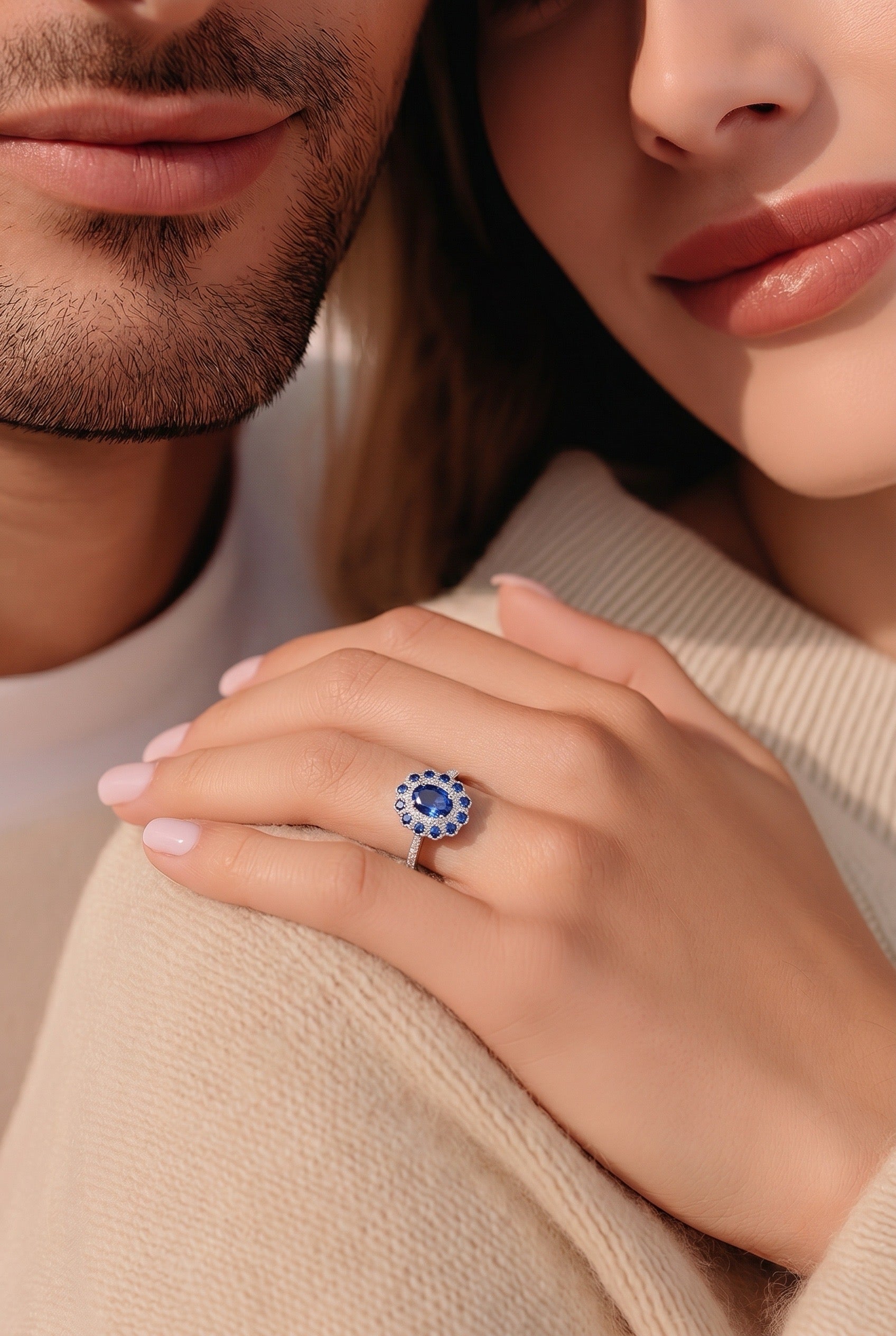 Sapphire & Diamond Ring