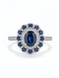Sapphire & Diamond Ring