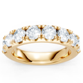 Diamond Pave Anniversary Band