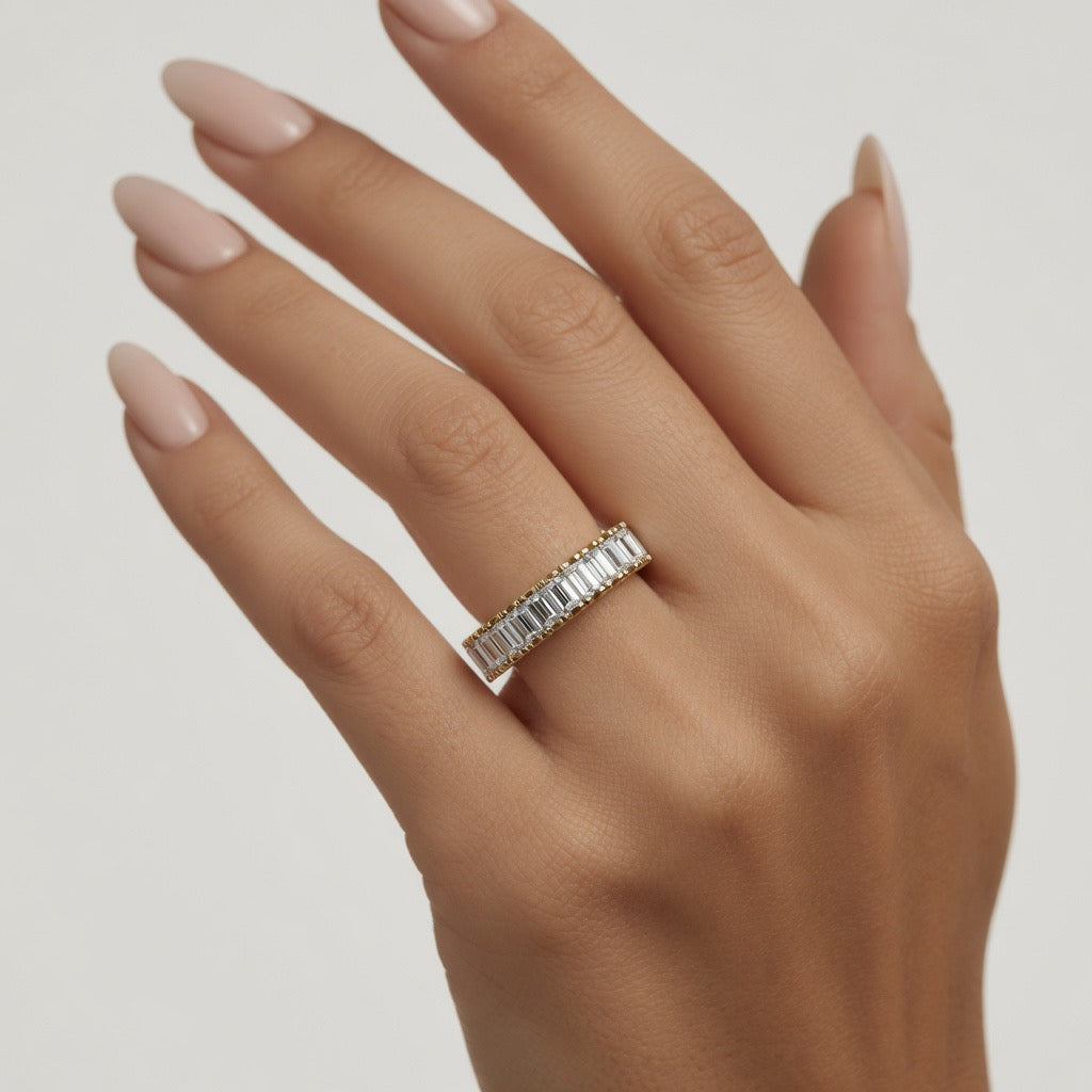 Baguette Diamond Band