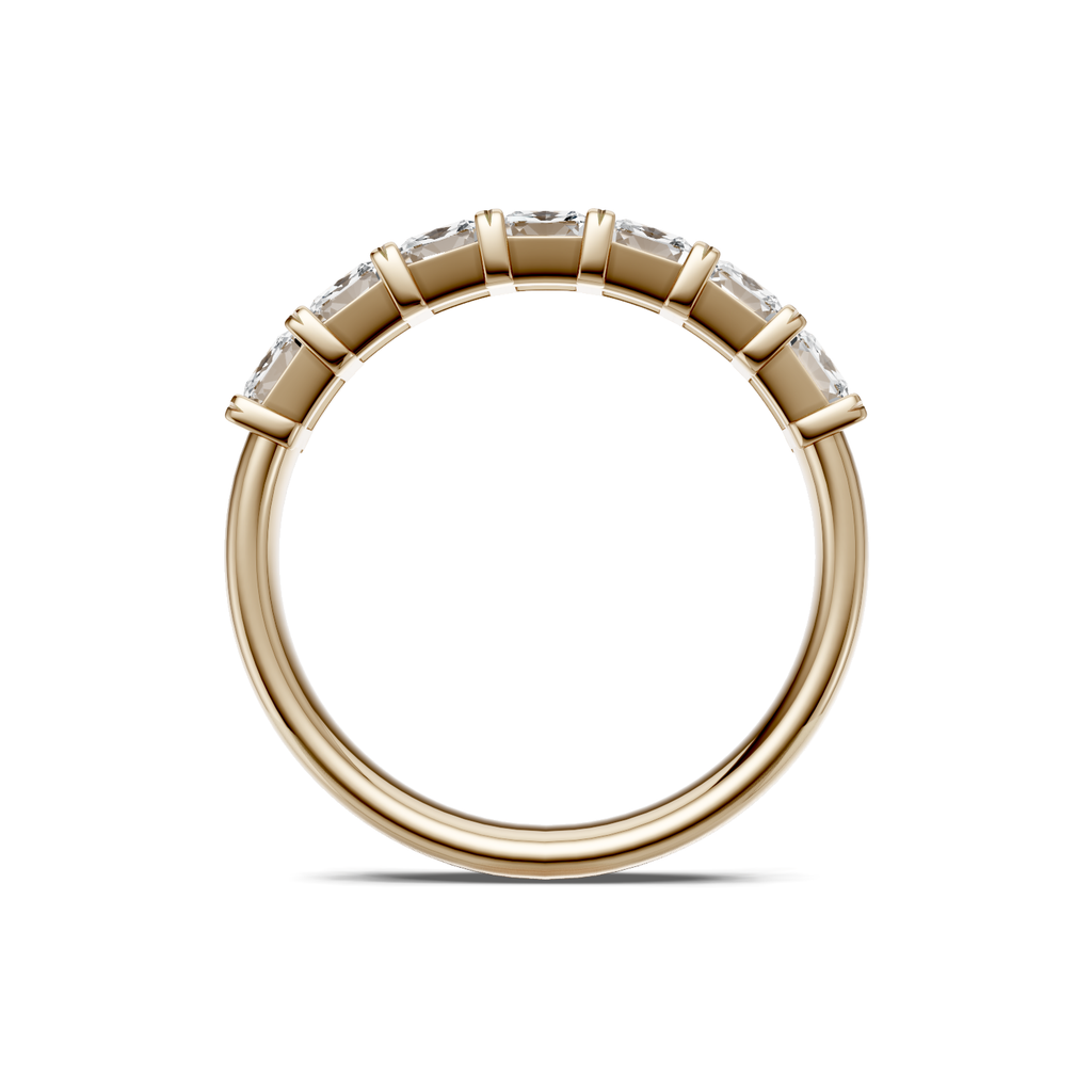 Asscher Cut Diamond Band