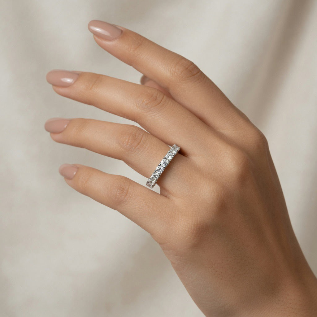 Diamond Pave Eternity Band