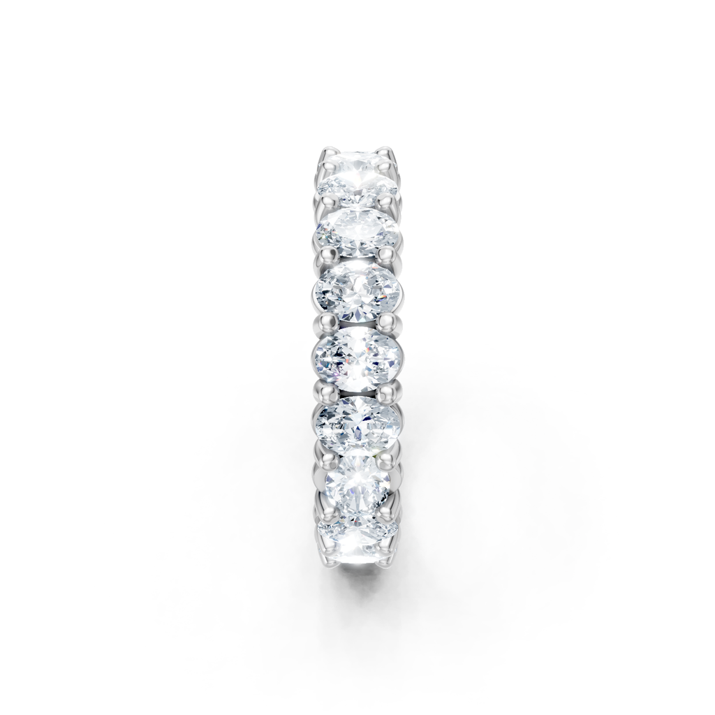 Oval Diamond Eternity Band