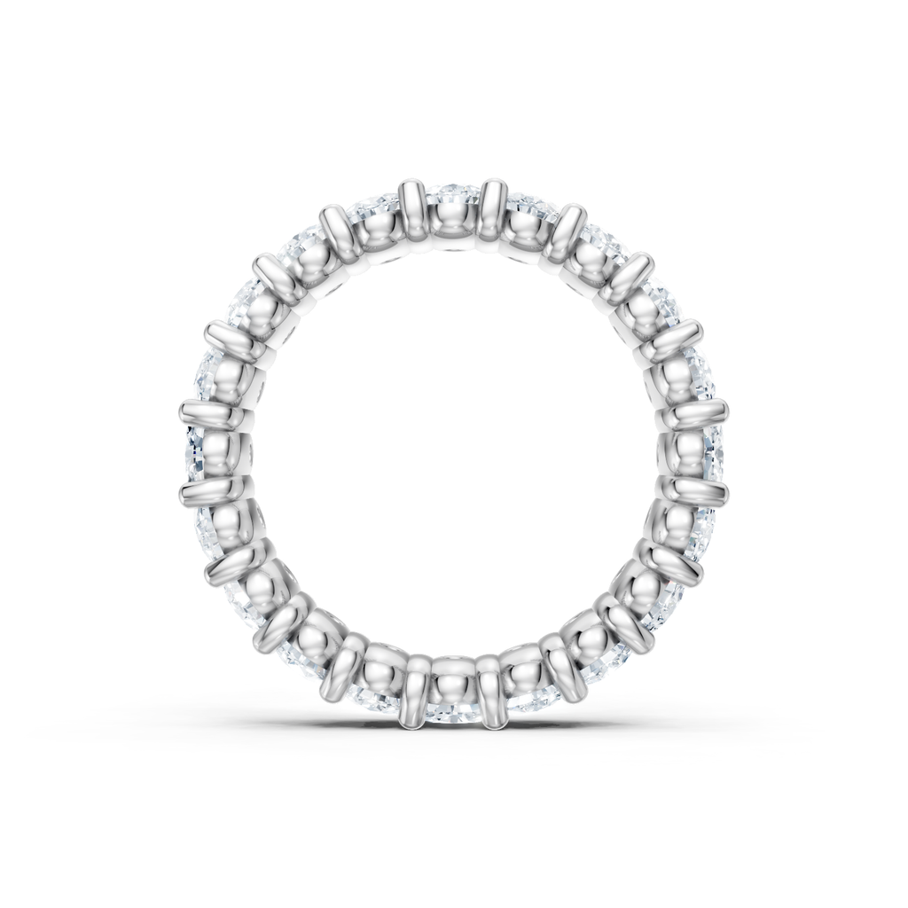 Oval Diamond Eternity Band
