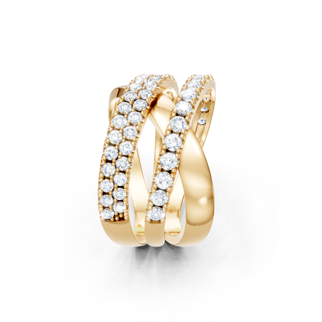Criss Cross Diamond Band