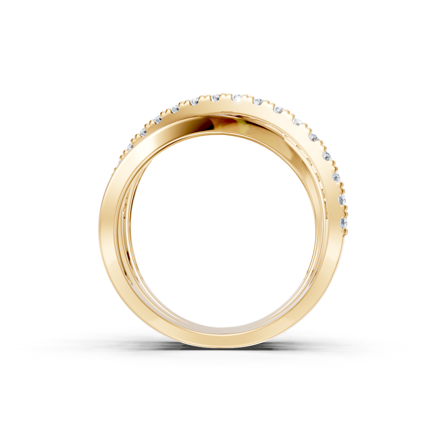 Criss Cross Diamond Band