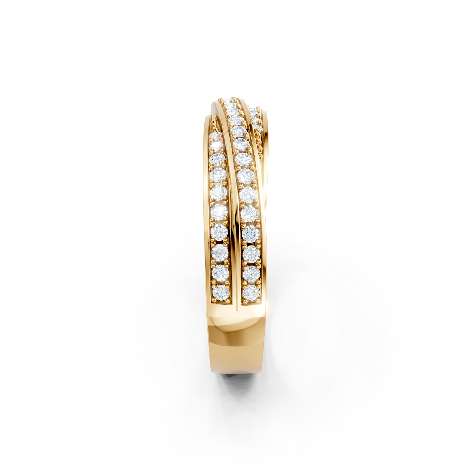 Diamond Pave Anniversary Band