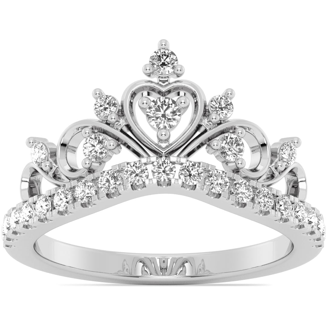 Crown Wrap Diamond Band