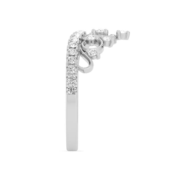 Crown Wrap Diamond Band