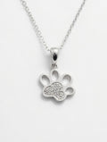 Silver Paw Charm