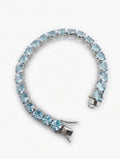 Silver Blue Topaz Bracelet