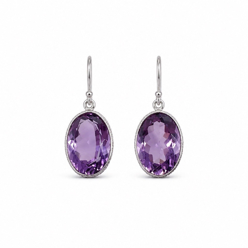 Amethyst Dangle Earrings