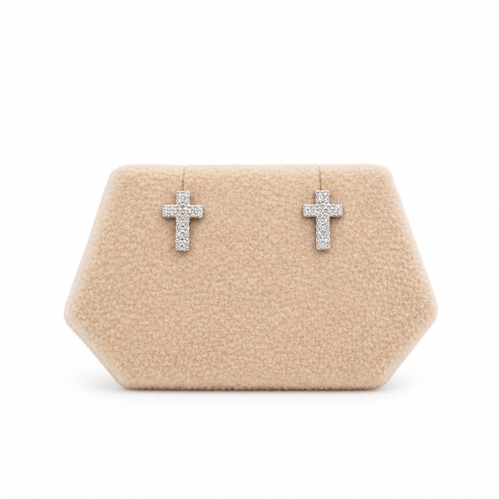 Cross Stud Earrings