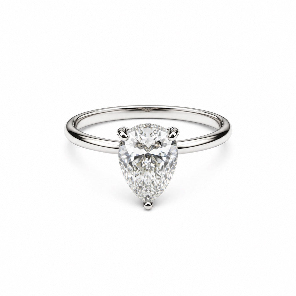 Pear Cut Engagement Ring