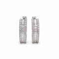 Diamond Hoop Earrings