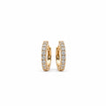Diamond Huggie Hoops